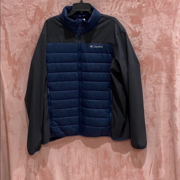 Columbia Other - Columbia Navy/Grey Jacket Size XXL